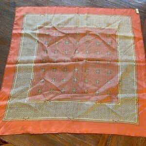 Vintage Baar and beard all silk made in Japan scarf